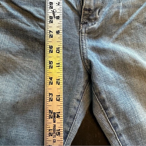 Rock & Republic Size 6 Flare Wide Leg Light Wash Denim Jean Y2K Mom Jean - Picture 2 of 13